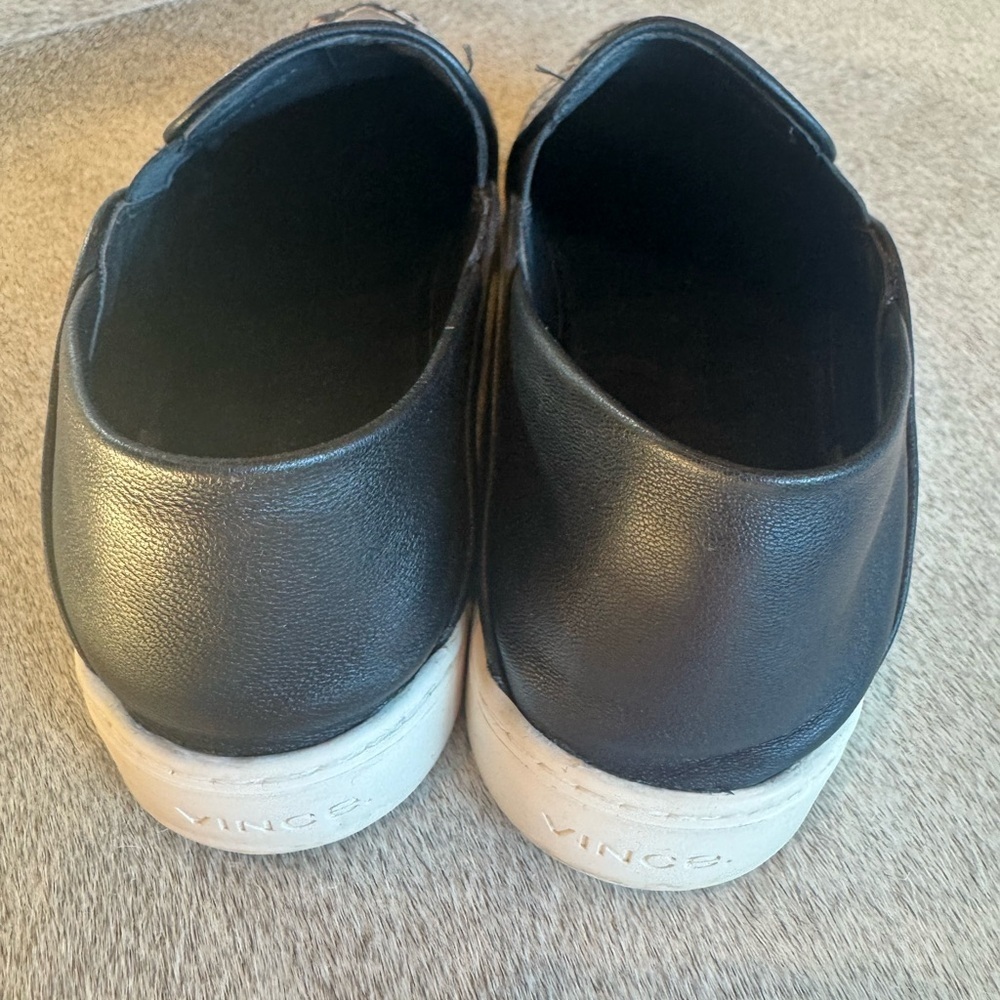 Vince Women's Black Brown & Tan Snake Print Sneakers 7.5M EUC tennis shoes - Picture 5 of 9